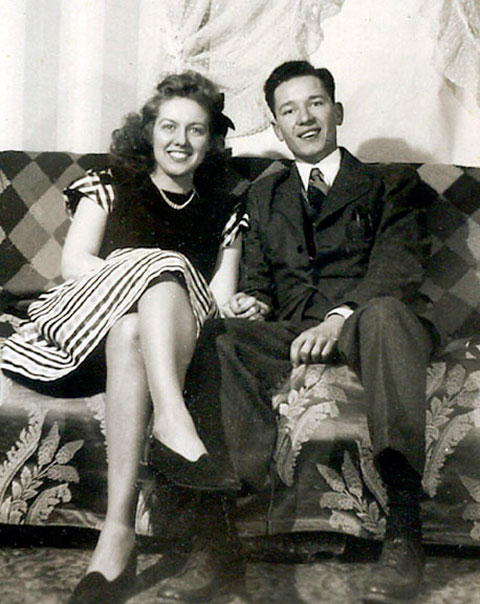 Ben & Ruth in the 1940s